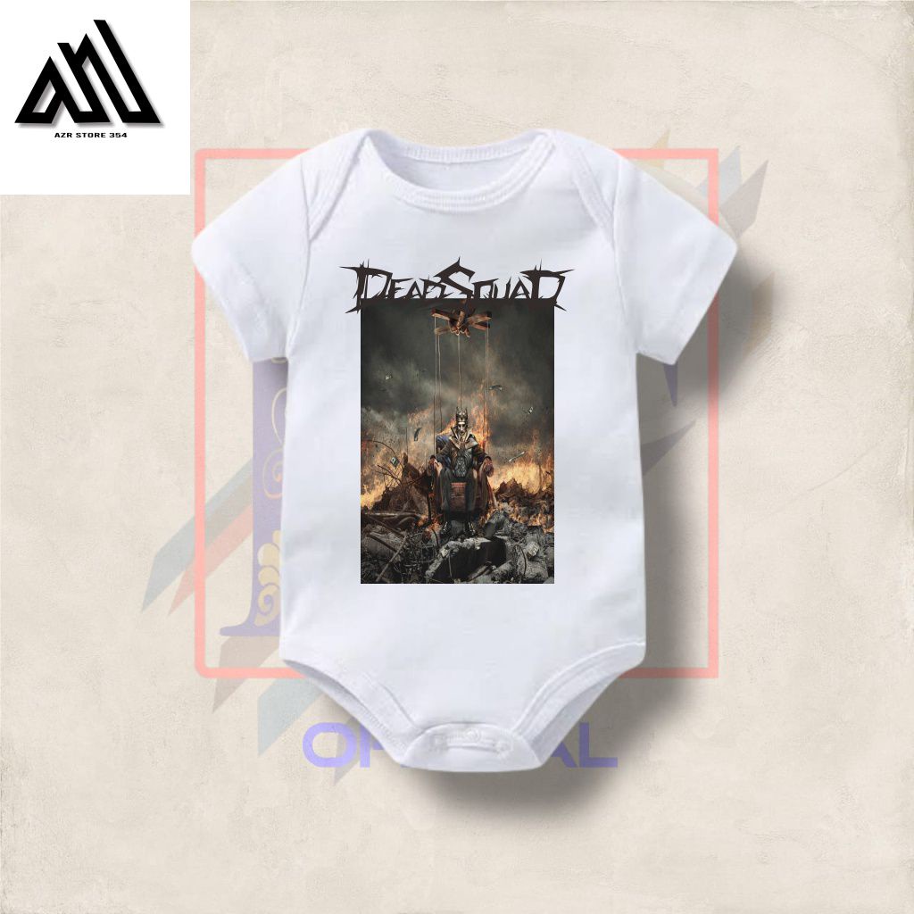 Kaos baju bayi band DEADSQUAD feat STARGAZERS jumper baby kids kaus distro logo METAL tee tulisan us
