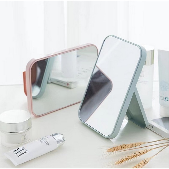 [OL] Kaca Cermin Lipat Persegi Protable Beauty Mirror