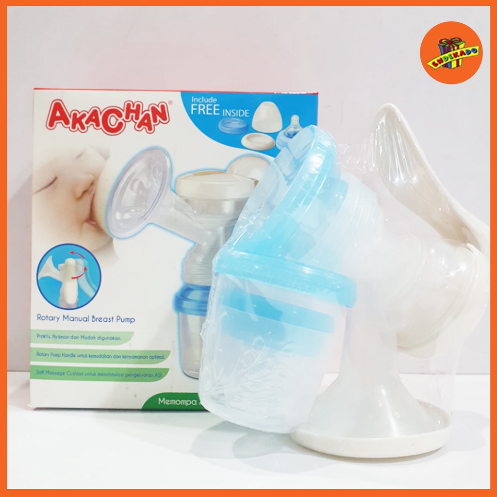 AKACHAN ROTARY MANUAL BREAST PUMP D14 - D 14 - Pompa Asi Manual