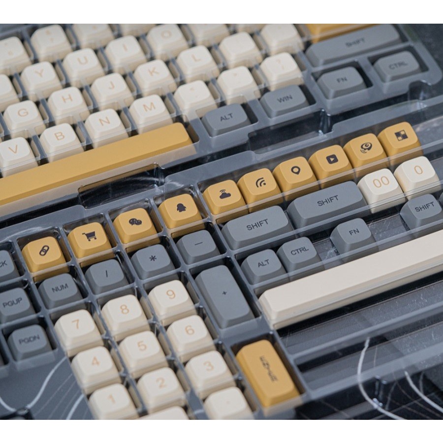 Yiqi Lights Design PBT Dye-sub Keycaps 124 set XDA Profile