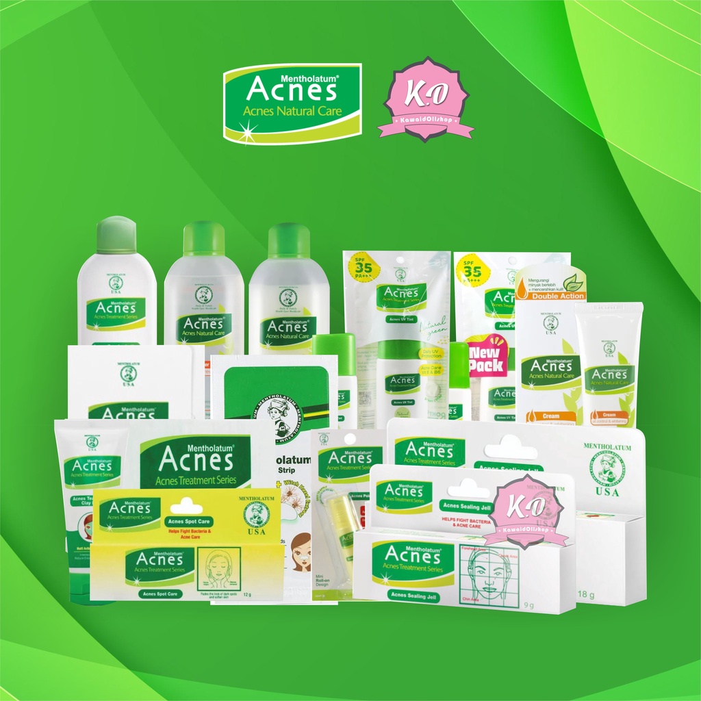 ACNES SERIES / FACEWASH / SPOT CARE / SPOT CREAM / COTTON / POINT CARE / TREATMENT ACNE NATURAL CARE