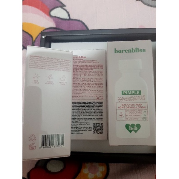 BNB Barenbliss Pimple acne warrior obat totol jerawat Pimple Warrior Salicylic Acid Acne Drying Loti