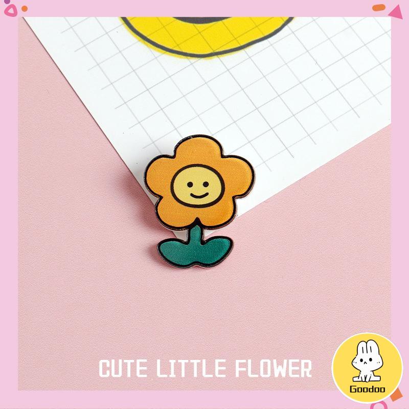 Bros Akrilik Korea Cute Pin Bros Lucu Pin Tas Aksesoris Kecil Kartun Kelinci Kartun Lencana Kreatif Perhiasan Anak Pin Lencana -Doo