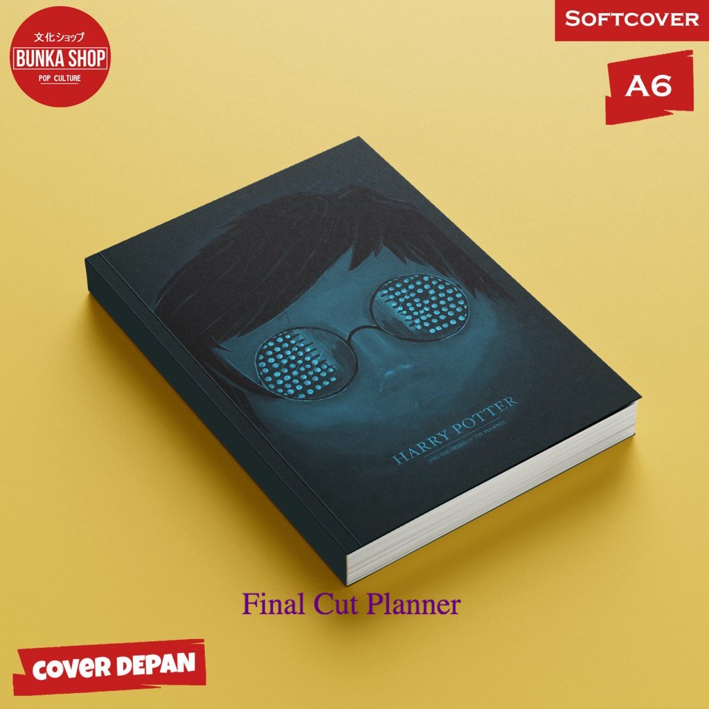 

Pocket Note Harry Potters Face And The Order Of Phoenix Softcover A6 Buku Tulis catatan Notes Agenda Planner Jurnal