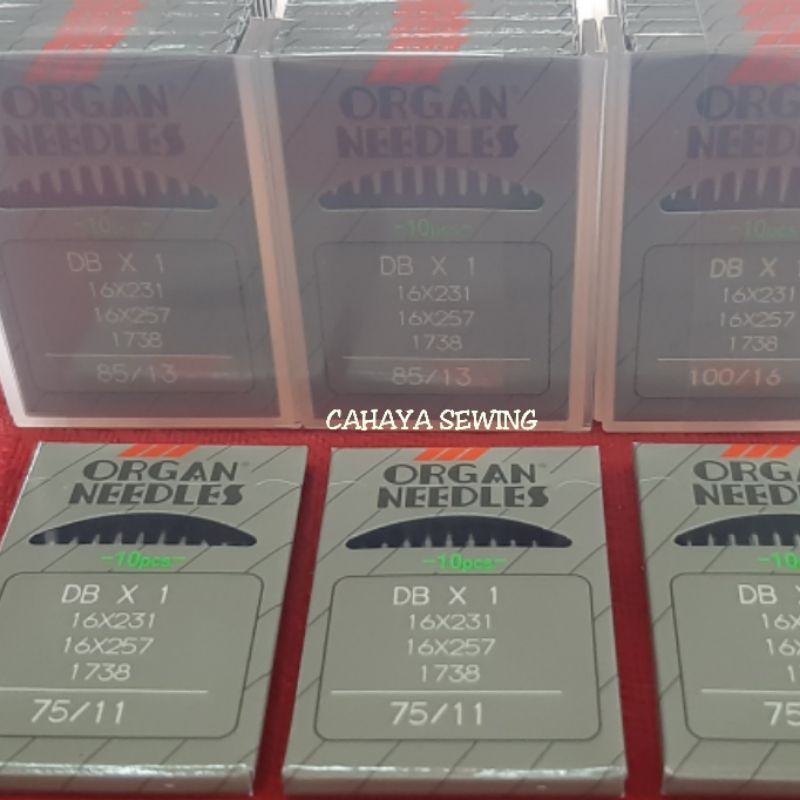 jarum jahit organ DB