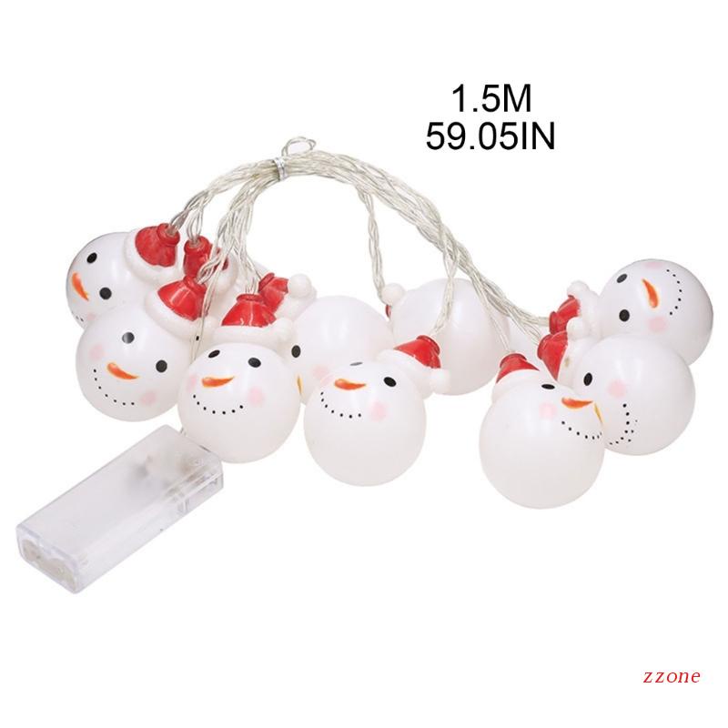 Zzz Lampu Tumblr LED Bentuk Snowman Untuk Dekorasi Natal