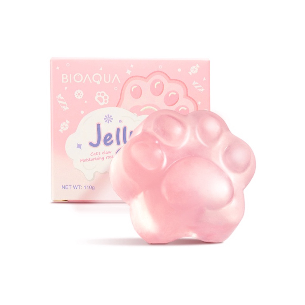 SHINE STAR - BIOAQUA Cat's Claw Moisturizing Rose Jelly Soap 110g (BPOM)