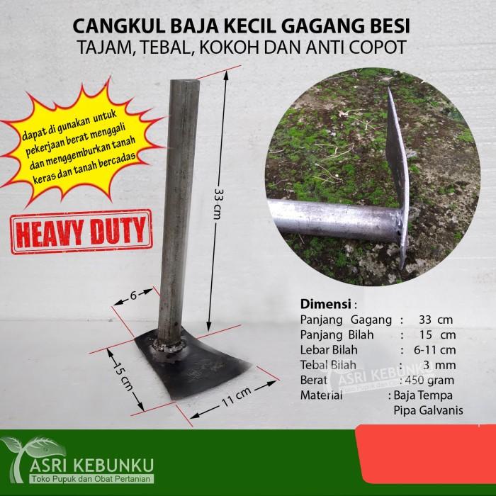 Cangkul Cangkul Baja Kecil Gagang Besi Tajam, Kokoh, Anti Copot Dan Awet