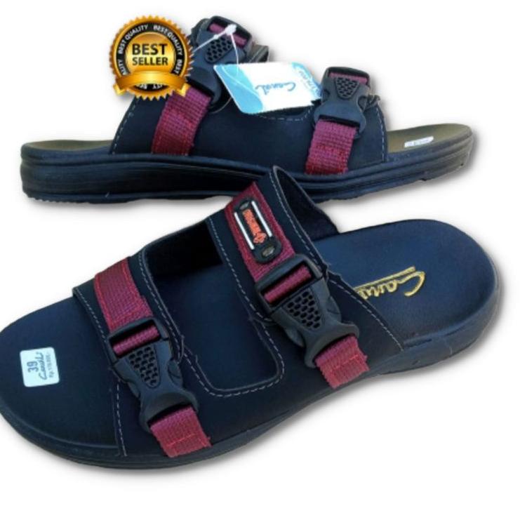 Harga Termurah PROMO BIG SALE 2.2 COD SANDAL PRIA/SANDAL SLOP PRIA/SANDAL CARVIL/SANDAL KULIT/SANDAL