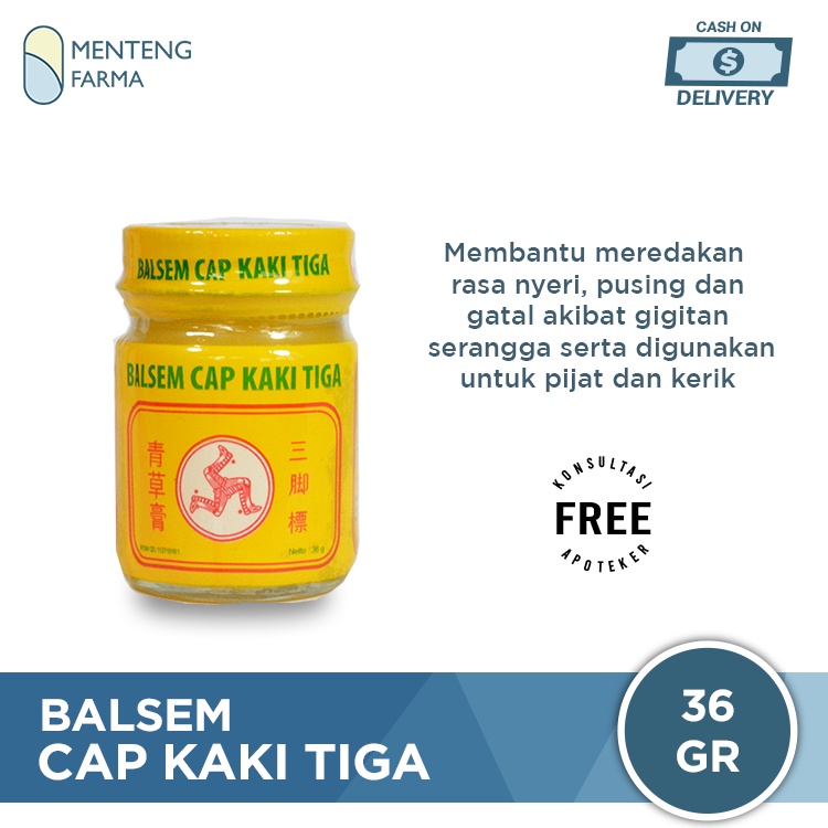 Balsem Cap Kaki Tiga