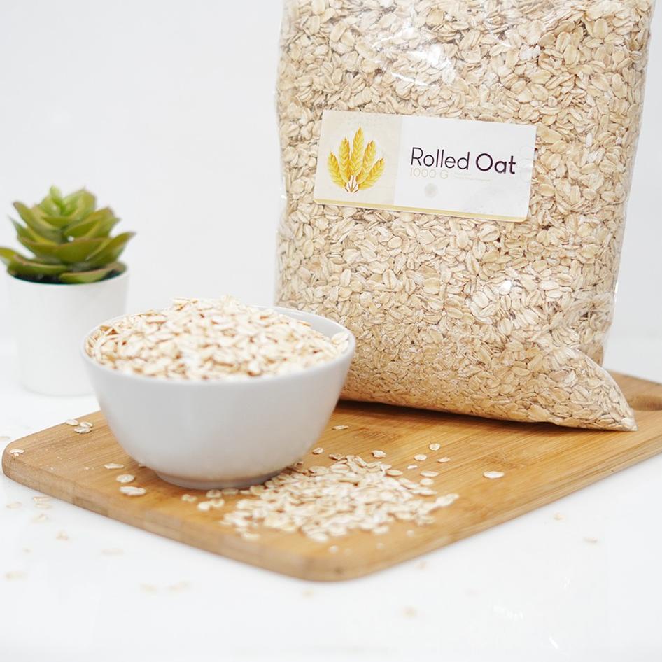 

ART3j3Ix--Reguler Rolled Oat 1 Kg - Oatmeal Gandum Utuh Premium Original