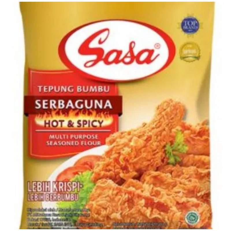 

Sasa tepung bumbu hot spicy 210gr