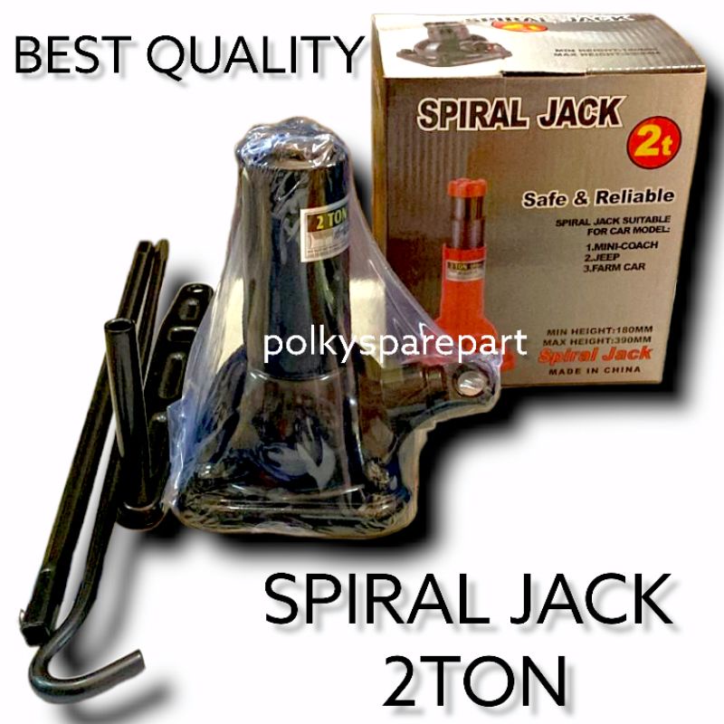 POLKYSPAREPART DONGKRAK PUTAR SCREW INOVA FORTUNER SPIRAL TOYOTA BUAYA 2 TON