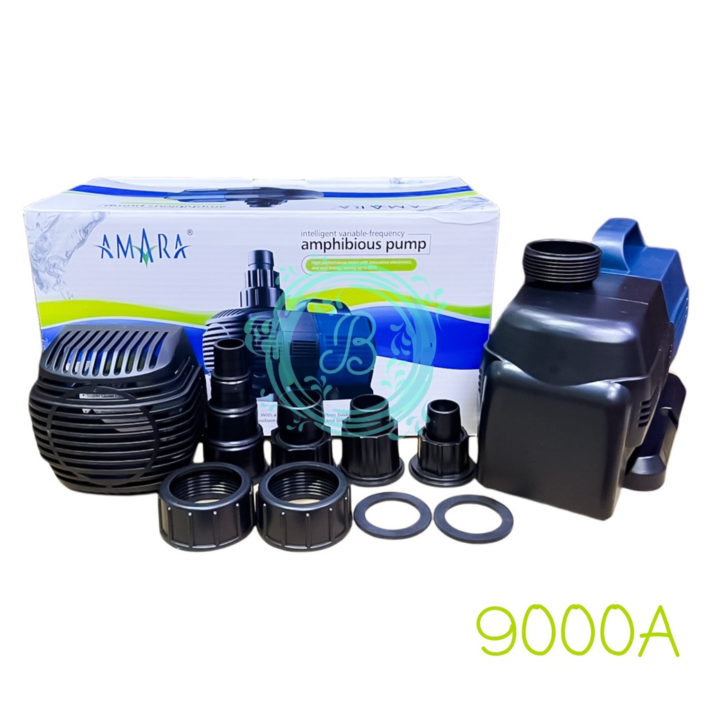 Amara BO-9000A Dulunya Sobo BO 9000 A Amphibious Pump Kolam Aquarium Hidroponik Pompa Air Celup &amp; Darat