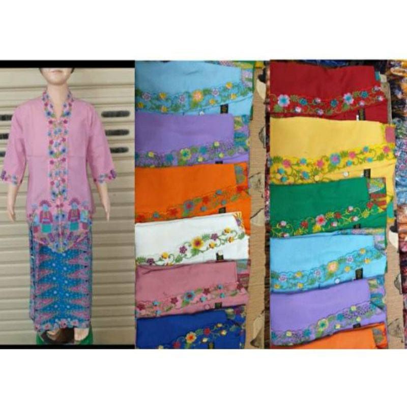 Realpict kebaya encim anak//encim anak modern//baju anak ondel2 betawi//kebay ondel2 anak