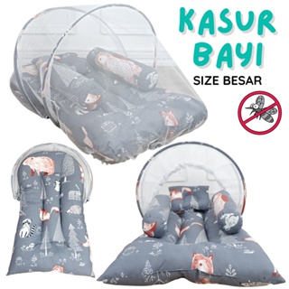 Image of Kasur Bayi Kelambu eLHa Terlaris | Perlengkapan Tempat Tidur Bayi Baru Lahir Babyshop Kado Baby Gift