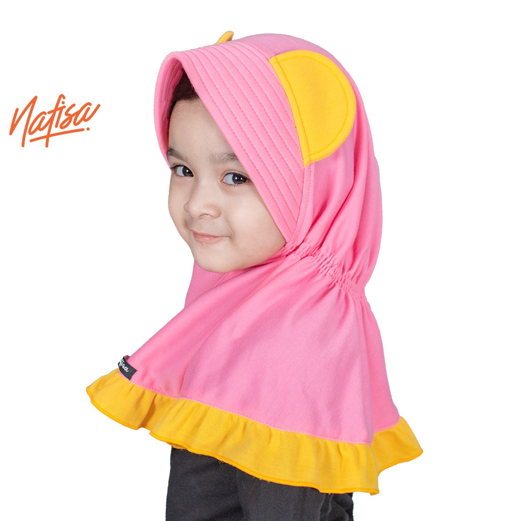 KERUDUNG ANAK Nafisa Kids Claira - Jilbab Intsan Anak Lucu - Usia 2-4 Tahun