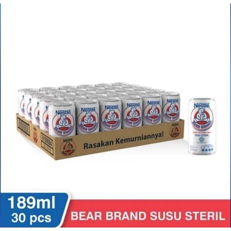 BEAR BRAND SUSU BERUANG KARTONAN 30 PCS/ CARTON/ 30PCS/BEARBRAND