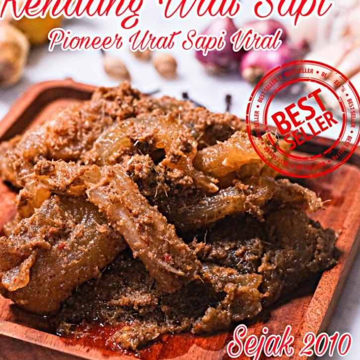 

Best Rendang Sapi/Rendang Urat/Rendang Paru Sapi Empuk Premium