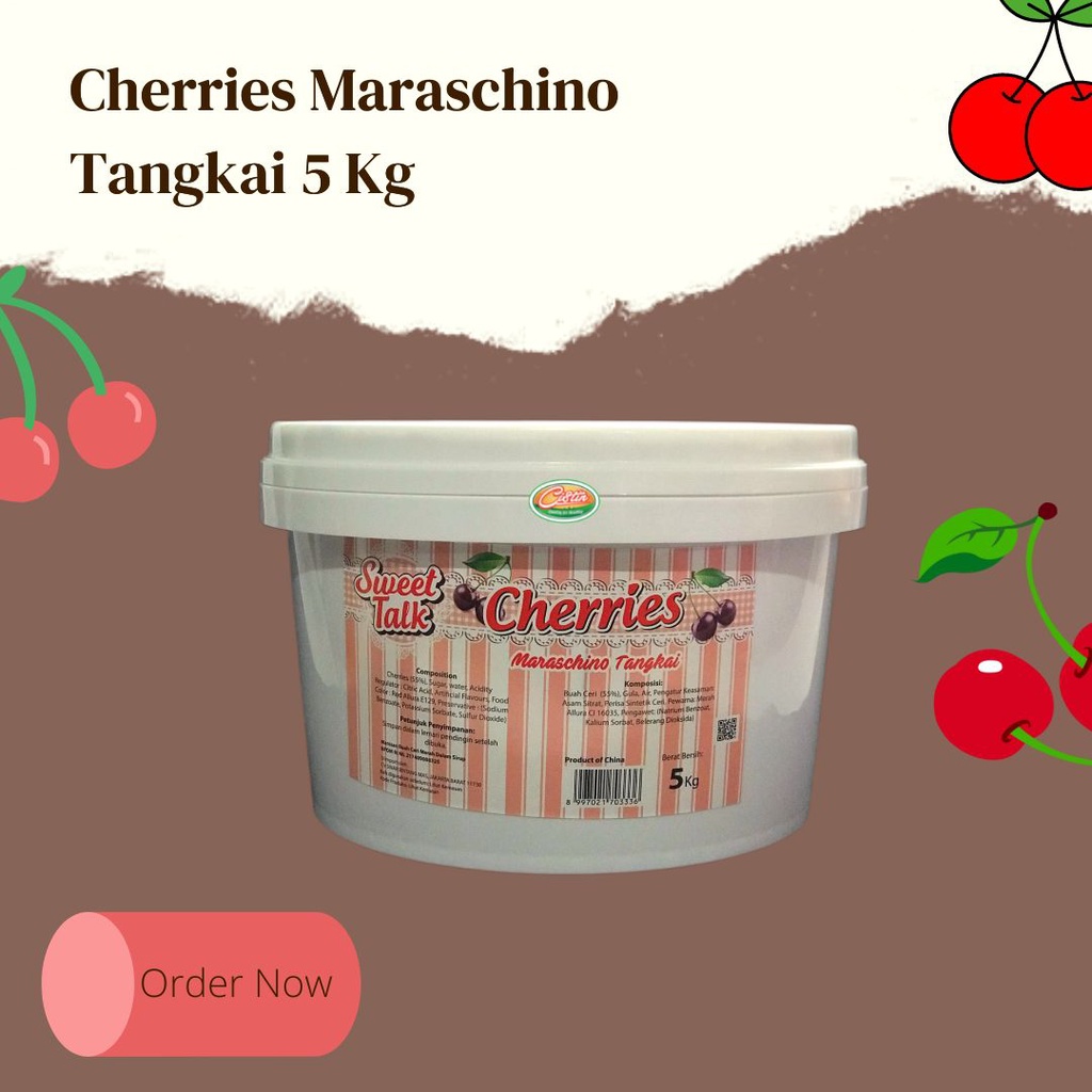 

CHERRY MARASCHINO TANGKAI 5 KG