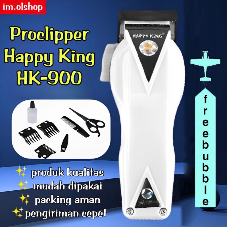 Prolipper Alat Cukuran Mesin Cukur Rambut Elektrik Happy King HK-900⭐IM.Olshop⭐