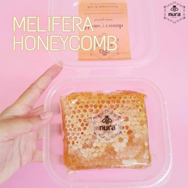 

[PRODUK IAMZG] Sarang Madu Melifera / Nura Honeycomb 250gr / Madu Asli Murni Mentah HYG