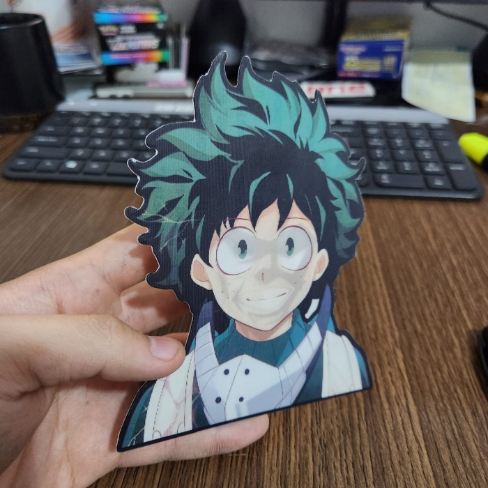 

STIKER 3D MOTION LENTICULAR ANIME - D0143 - Hero Academia - Midoriya