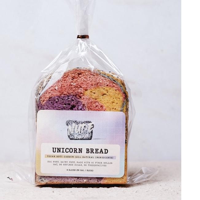 

FREE ONGKIR!UNICORN Oat Bread - Roti Tawar Sehat Warna Warni cocok untuk Anak & Keluarga | NUDE Bake - MPASI Aman untuk Bayi|RA7