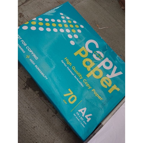 

hvs 70gr A4 (KWARTO) CopyPaper Eceran Murah