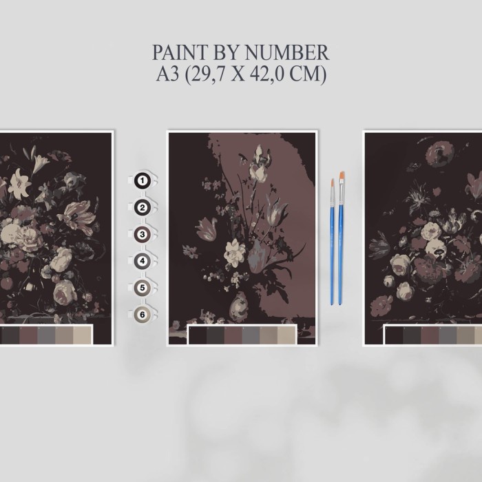 

Trendi Paint By Number Kit A3,Artflo Series Bergaransi