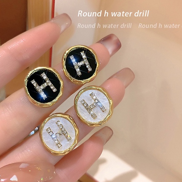 Anting Tusuk Desain Bintang Hias Berlian Gaya Korea Untuk Wanita