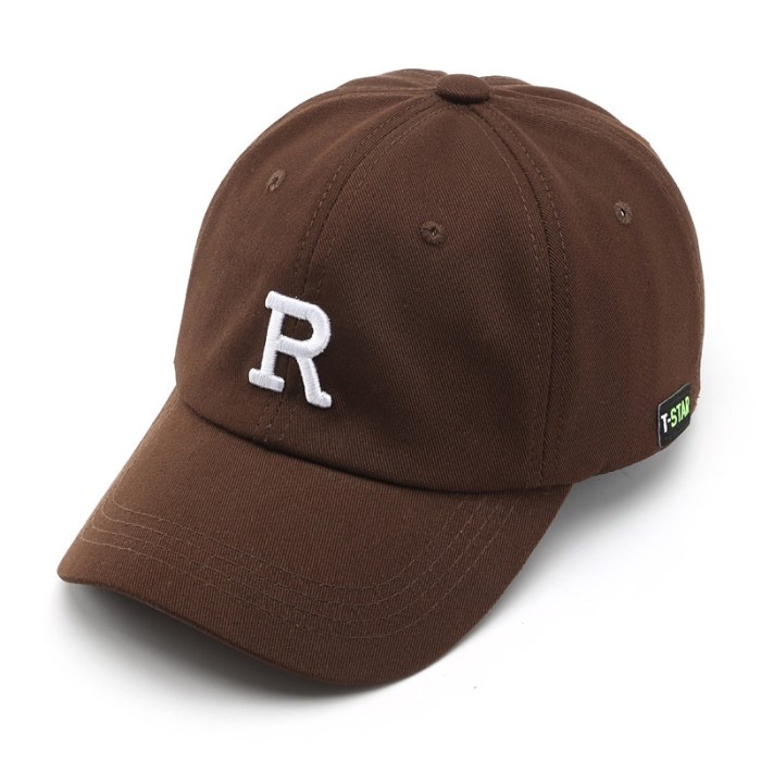 Topi Baseball Pria dan Wanita Unisex Korea Distro Impor Bahan Katun - Beige