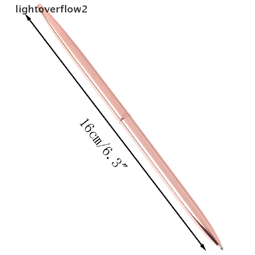 (lightoverflow2) 1pc Bolpen Metal Untuk Kantor / Sekolah