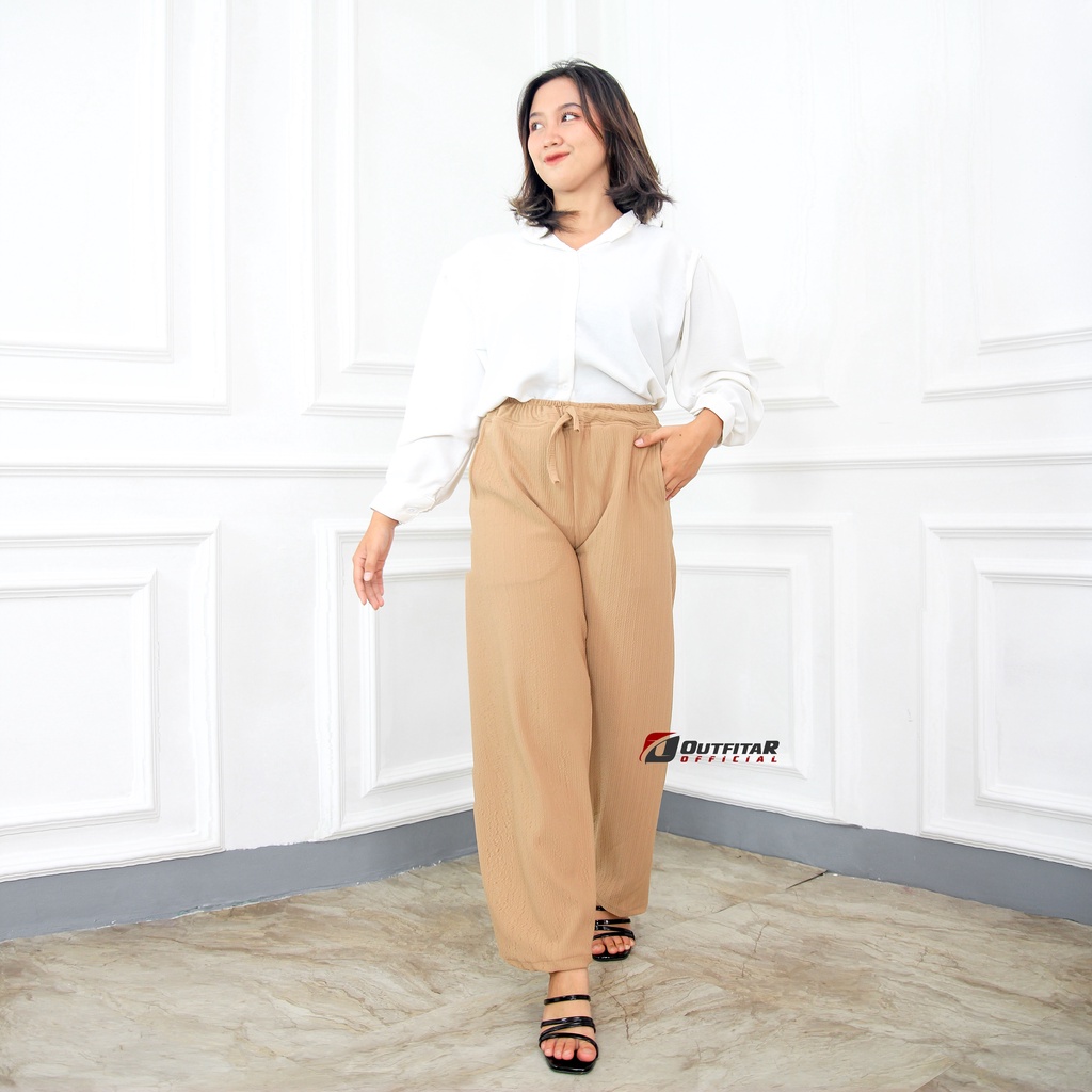 Celana Kulot Wanita Highwaist Kulot Premium Momoto Pants