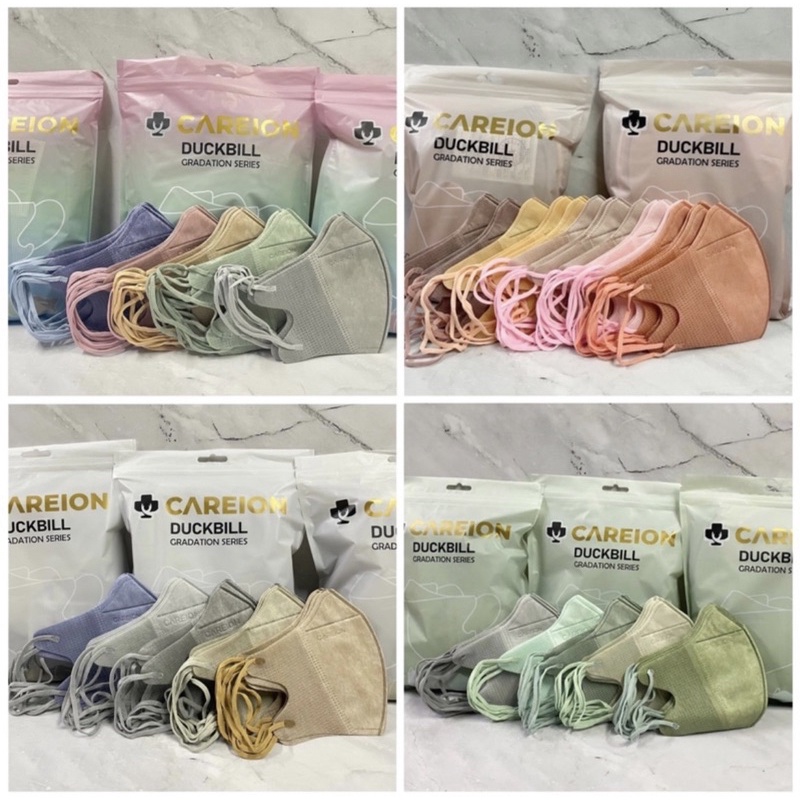 Masker Duckbill Careion 3ply 50pcs Gradation Series