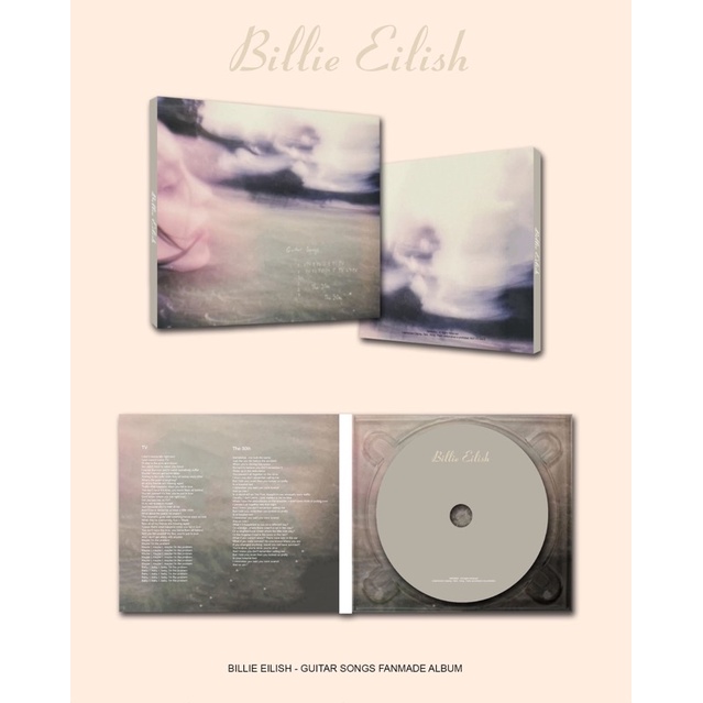 BILLIE EILISH CD ALBUM - GUITAR SONGS FANMADE ALBUM