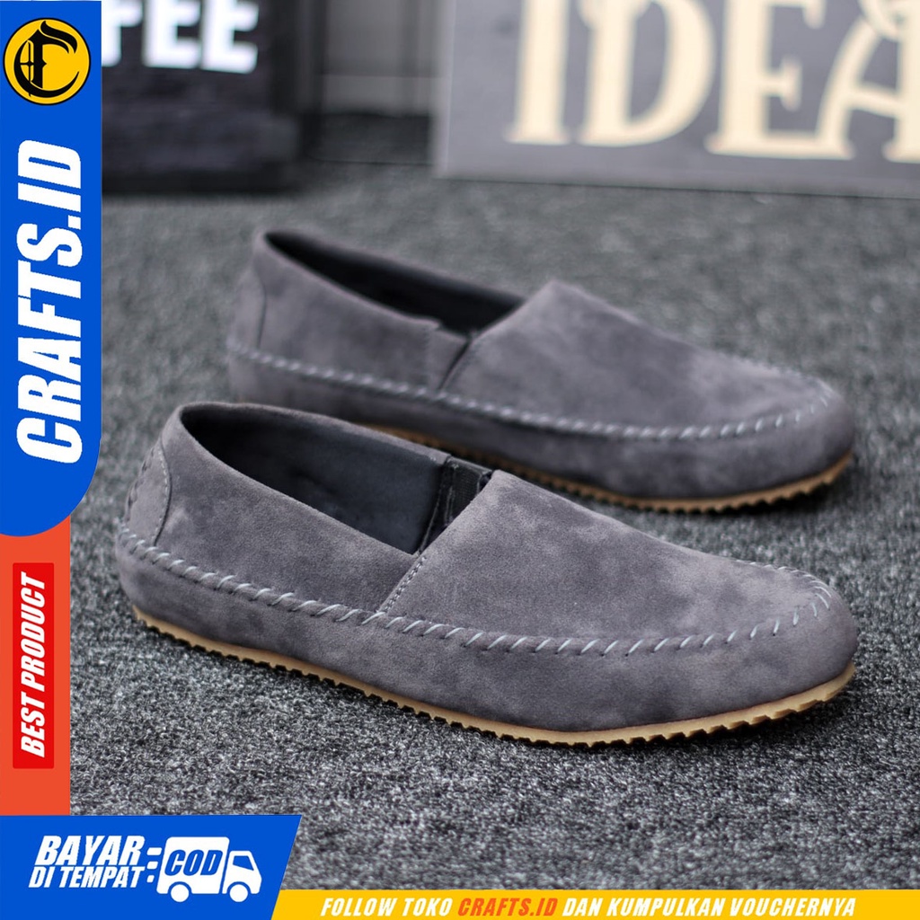 CRAFTS noah - Sepatu Casual Slip On Santai Pria