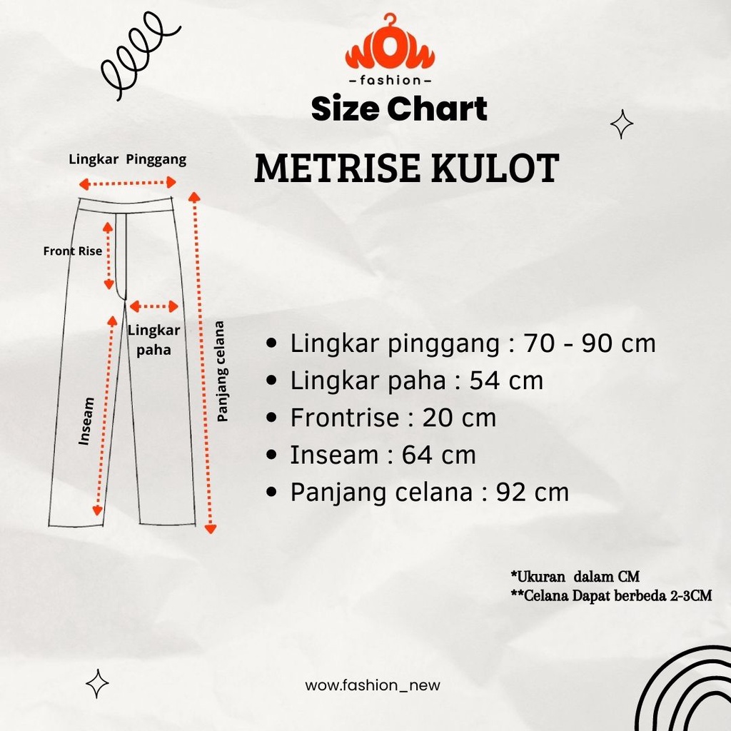 METRISE CELANA KULOT IMPORT WANITA LINEN PREMIUM - CELANA PANJANG KULOT LINEN WANITA