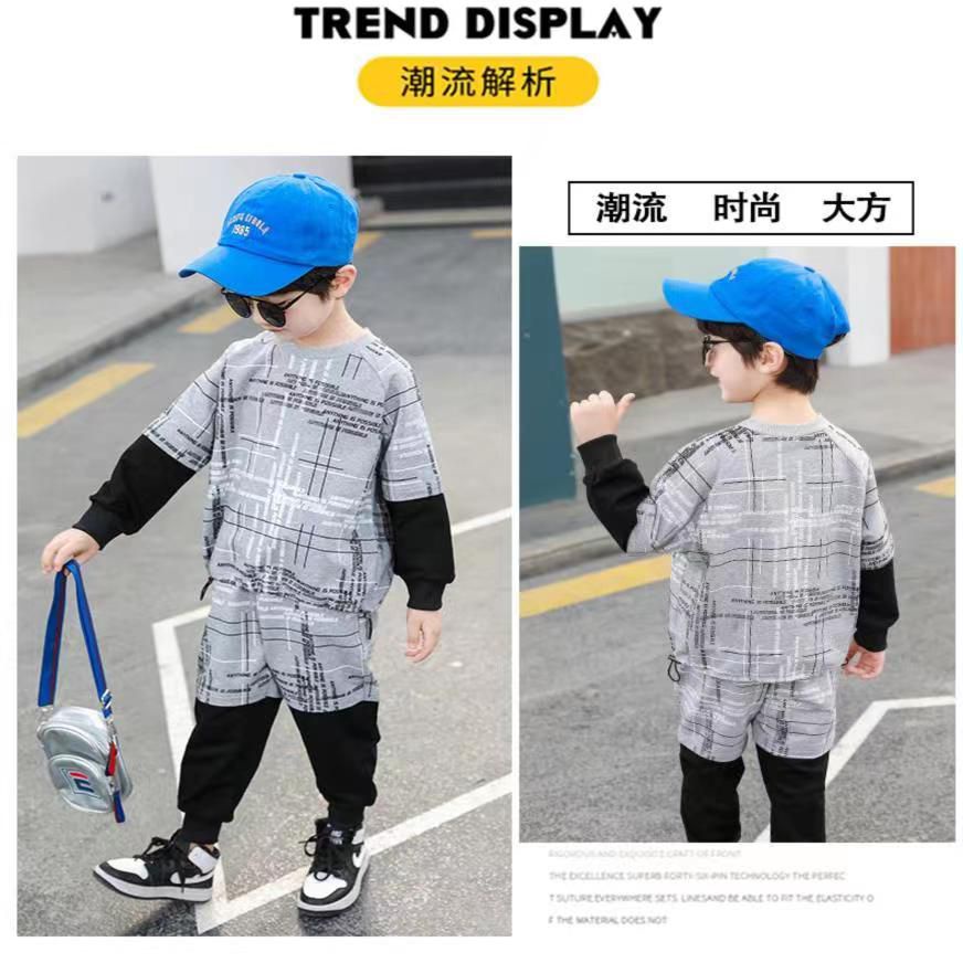 (LOLI-JKT) BOY-69 SET ANAK COWOK SWEATER SERUT SIZE 90-150