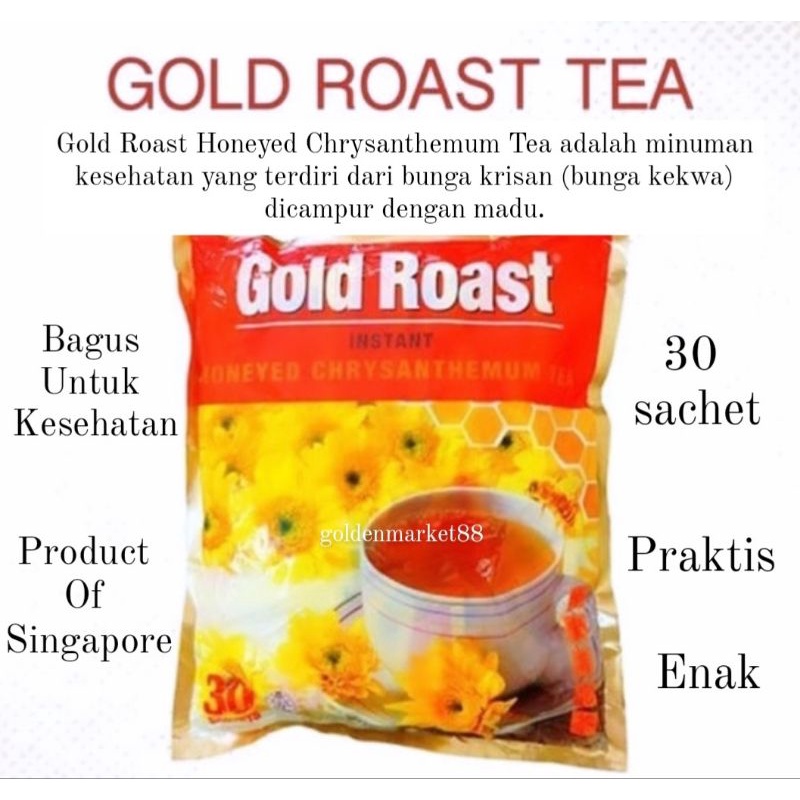 

TEH GOLD ROAST INSTANT HONEYED CHRYSANTHEMUM TEA GOLDROAST BUNGA KRISAN/ KEKWA DAN MADU SINGAPORE