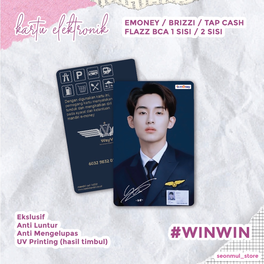 PALING DICARI!!! EMONEY BRIZZI FLAZZ TAPCASH SEASON GREETING WAYV 2022