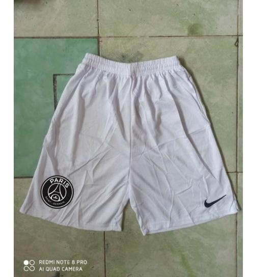 11.11✔️Short Celana Bola Terbaru Paris Saint Germain PSG Away White Putih 2021/2022 grade ori ofi SM