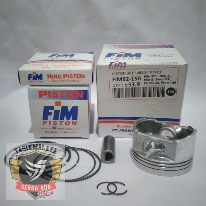 PISTON KIT SEHER KIT FIM92 MIO M3, X-RIDE 125, MIO Z, MIO S, FINO 125