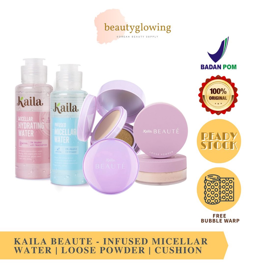 KAILA Infused Micellar Water / Loose Powder / CUSHION