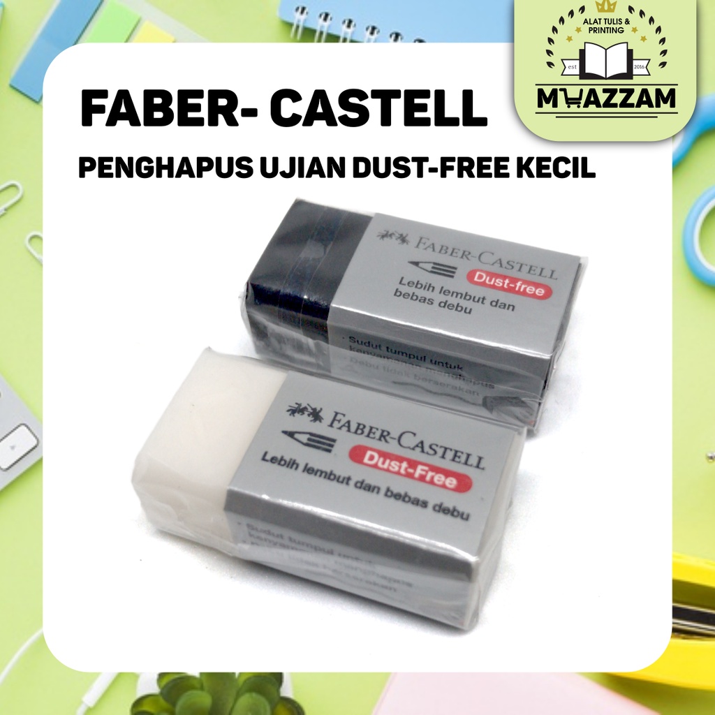 

Faber-Castell Penghapus Ujian Dust-Free Kecil