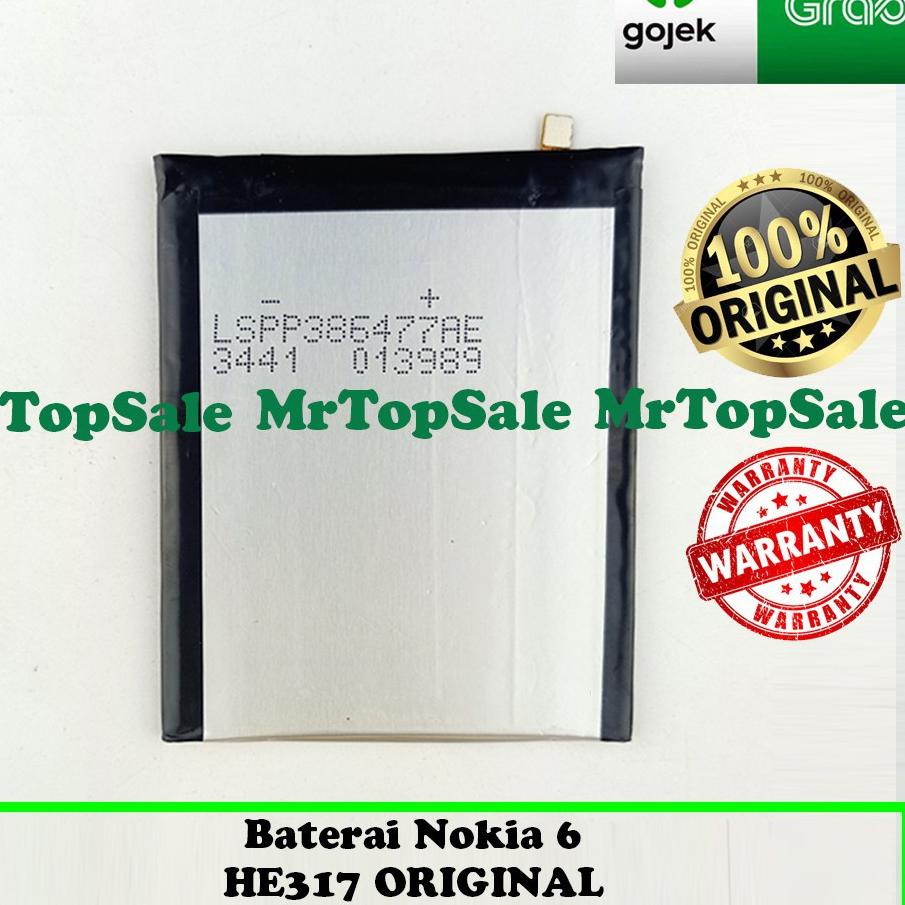Pasti Tertarik--Baterai Nokia 6 / HE317 / TA-1021 / TA-1033 / TA-1000 / TA-1003 / TA-1025 TA-1039 OR