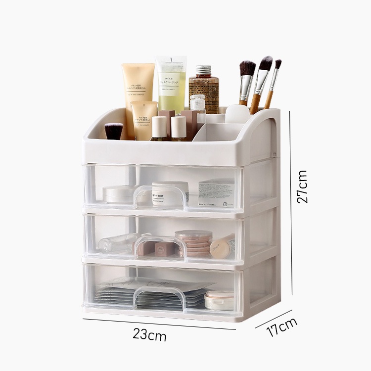 Rak Kosmetik Laci 3 Susun  Rak Tempat Kosmetik Serbaguna Rak Makeup Organizer Rak Serbaguna