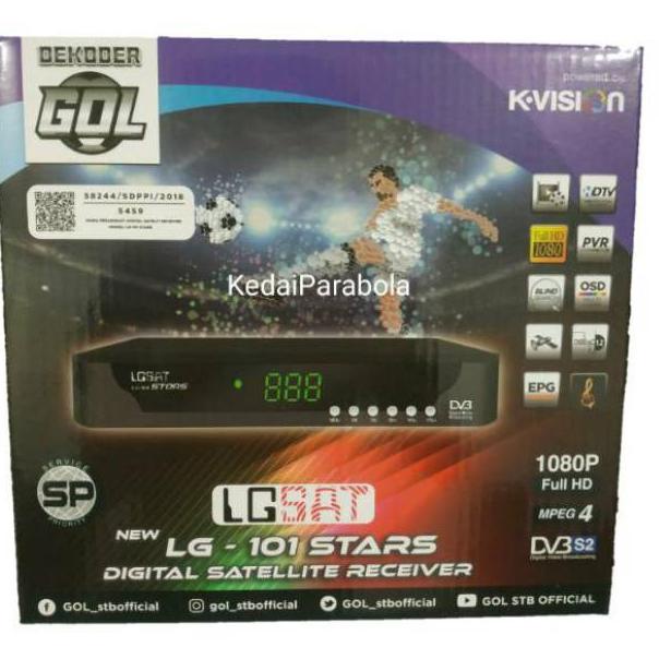 KIRIM HARI INI Receiver Parabola LGSAT STARS  Star Gardiner Ottimo include voucher 50rb  by K Vision