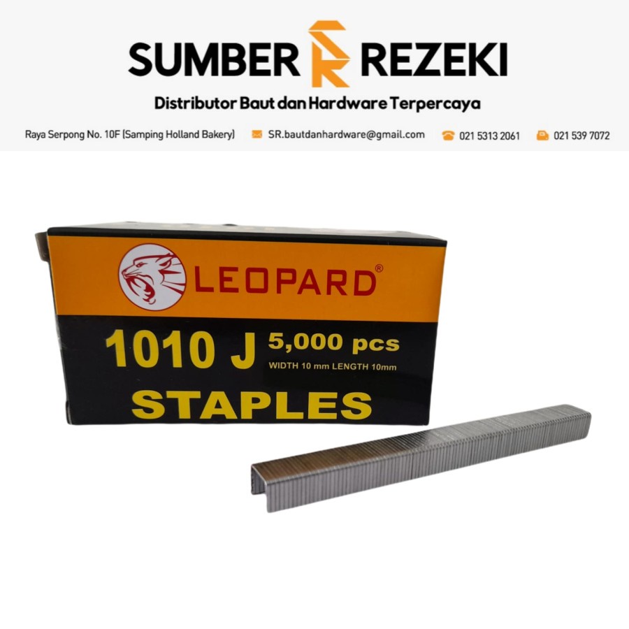 

Isi Paku Tembak Angin Leopard 1010J - Isi Staples 1013 J