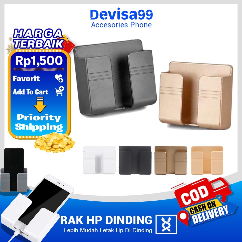 Rak Hp Holder Hp Dinding / Tempat Handphone / Remote di Dinding Multifungsi / Tempat Hp Dinding / Letak Hp Di dinding Remote Kontrol di dinding / Terlaris Murah Grosir Devisa99